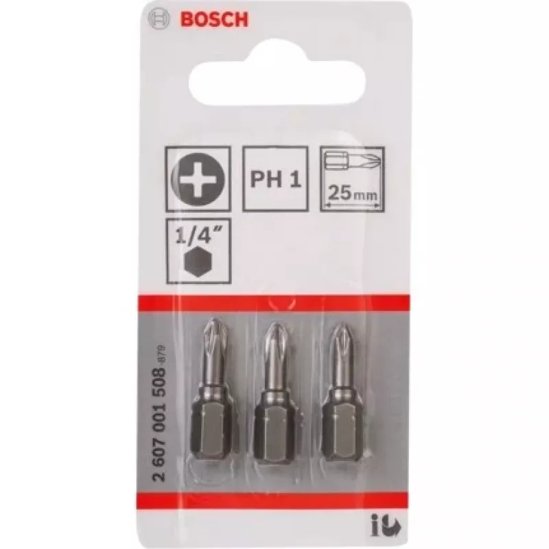 Bosch 2 607 001 508 groty wkrętakowe 3 szt.