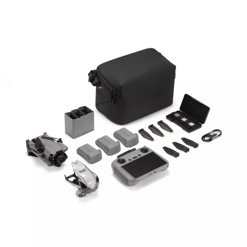 DJI MINI 5 PRO Fly More Combo (RC2) lekki dron 249g z matrycą 50 MP, lidarem, 3 akumulatorami i zdalnym sterowaniem z ekranem