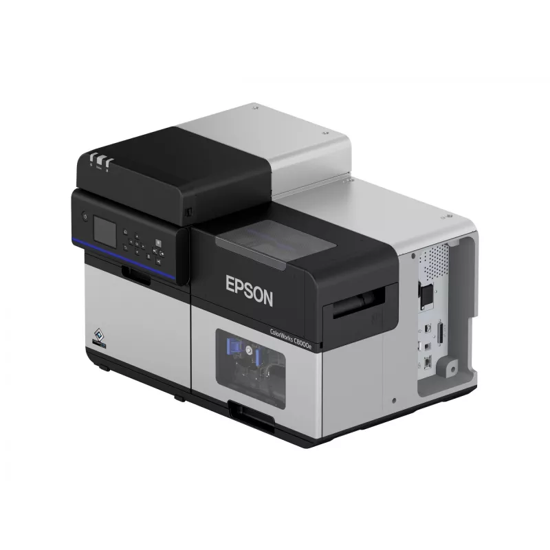 Epson ColorWorks C8000e (BK) drukarka etykiet atramentowa Kolor 600 x 1200 DPI 300 mm/s Przewodowa i bezprzewodowa Ethernet LAN