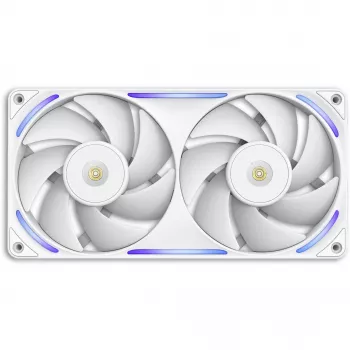 NZXT F280X RGB 140mm ARGB wentylatory do obudowy - biały, zestaw 2 szt.