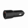 Ładowarka samochodowa do urządzeń mobilnych Gembird TA-UC-AC2PDQC38-CAR-01, USB-C, 38 W, 12–24 V, czarna