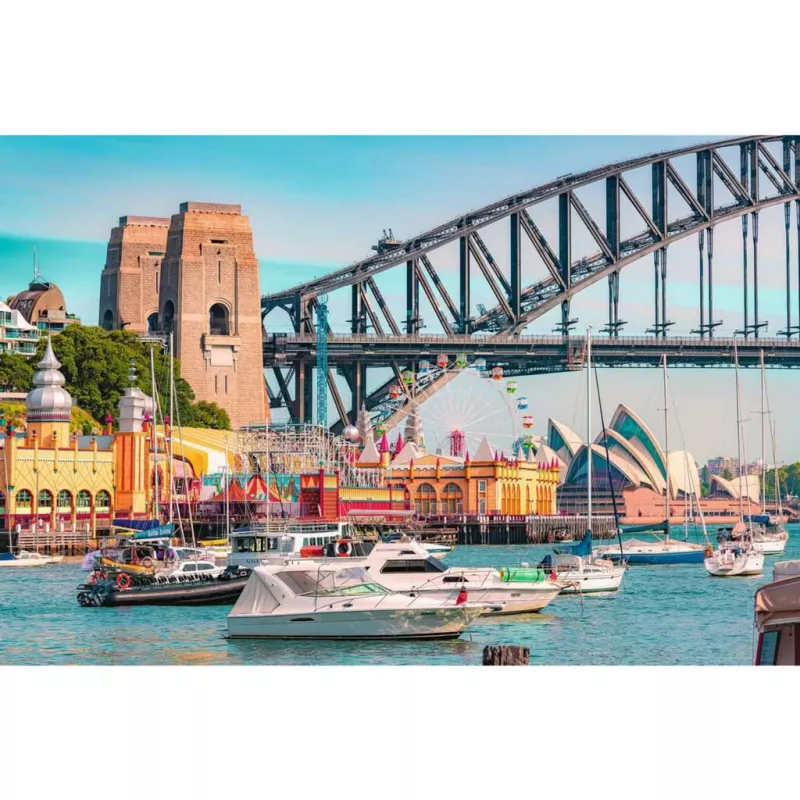 Puzzle Ravensburger Secret Sydney 3000 elementów – panoramiczny pejzaż miejski 3000 szt.