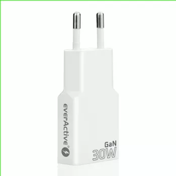 Zasilacz sieciowy everActive SC-385Q Super cienki QC 4 Fast Charging — Szybka ładowarka USB, kompaktowa konstrukcja