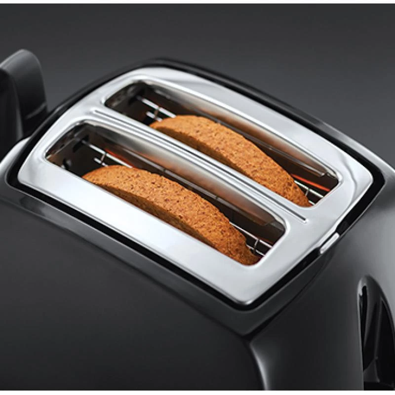 Russell Hobbs 22601-56 toster 2 kromki Czarny