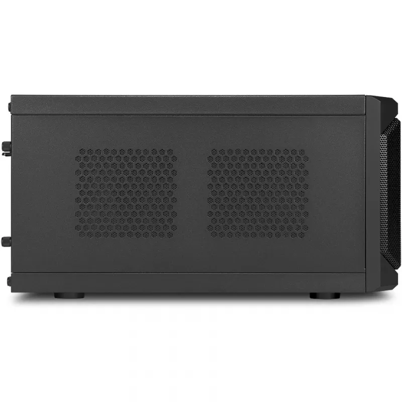Sharkoon QB One Czarny - Midi/Minitower ITX, Mini-ITX 3,5 - Chłodnica do zasilacza PC/Server - USB, USB 2.0, USB 3.0