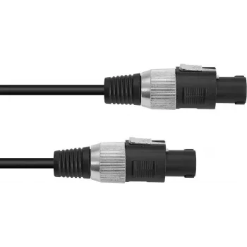 Kabel głośnikowy Omnitronic 2x1,5 mm², 10 m, czarny