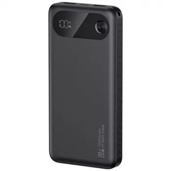Power bank usams PB80 PD20W 10000mAh — przenośna ładowarka, czarna