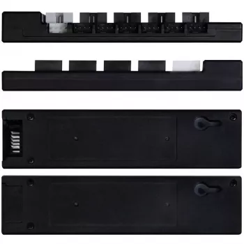 Koncentrator USB i PWM Lian Li EDGE HUB EG-HUB01B — 4× USB, 6× portów wentylatorów PWM
