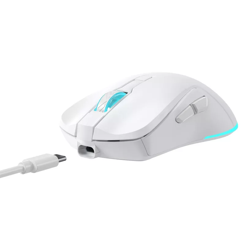 Mysz Baracuda BGM-122 Turtle biała TURTLE-W