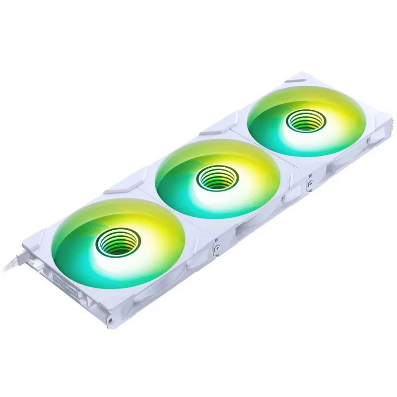 Obudowa PHANTEKS NV Series NV7 E-ATX, szkło hartowane, ARGB - biała i wentylator M25 Gen2 PWM D-RGB 3-pack - Reverse Blade, 140 mm + zestaw DRGB
