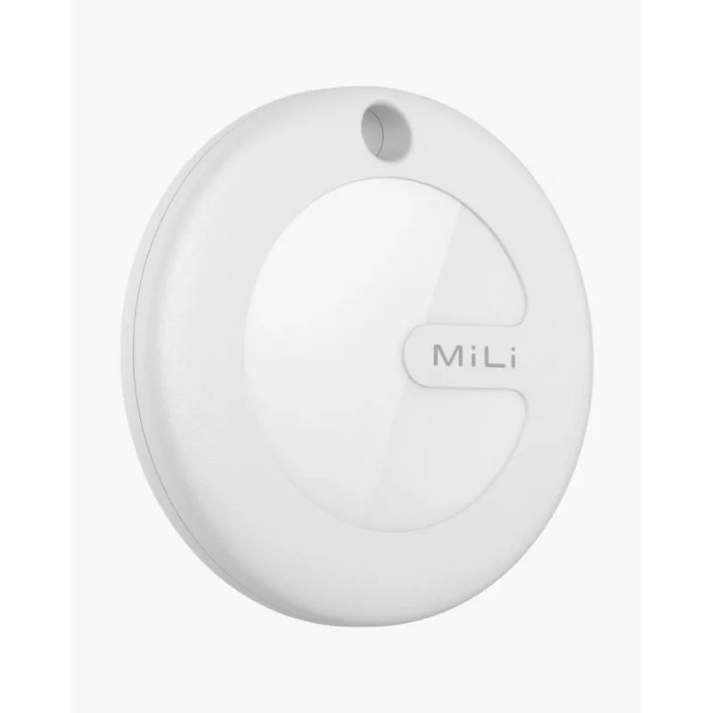 Lokalizator GPS MILI HD-P16-Czarny z czarnym etui na brelok — kompaktowy tracker osobisty