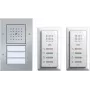 Przewodowy zestaw domofonowy kompletny dla domu dwurodzinnego Gira model 049544, aluminium