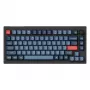 Keychron V1 Max Klawiatura Uniwersalna USB RF Bezprzewodowa Bluetooth Czarna Szara 75% Mechaniczna