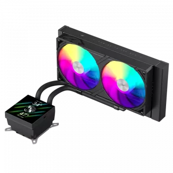 Chłodzenie cieczą CPU Gamemax | GLACIER 240 LCD BK | Intel, AMD