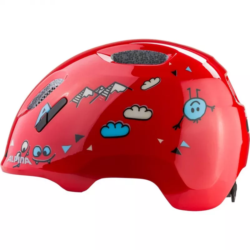 Kask rowerowy ALPINA XIMO 2 czerwony SMILE GLOSS 49-54