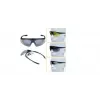 Okulary strzeleckie WOSPORT 3 wymienne wizjery, pasek model 6055B