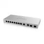 Przełącznik sieciowy Zyxel XGS1210-12-ZZ0102F zarządzany Gigabit Ethernet (10/100/1000) Szary