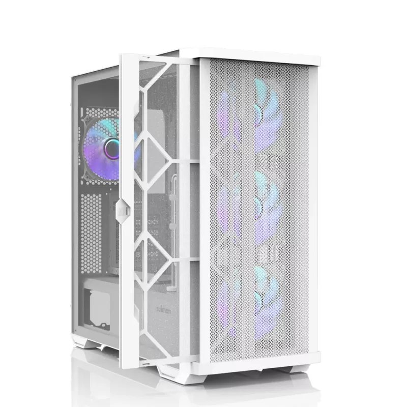 Zalman Z10 DUO ATX ZM-IF120 x4 Biały
