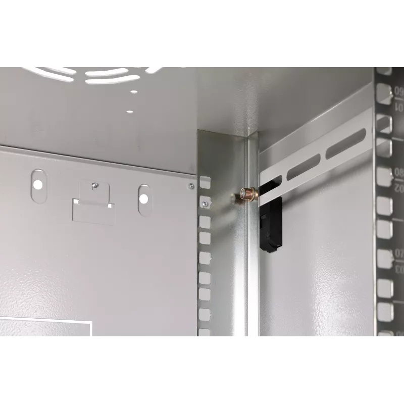 Naścienna szafa rack 9U DIGITUS Dynamic-N DN-37104, 600x450 mm, IP20, zamek na klucz, do samodzielnego montażu