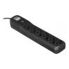 Lestar 5w Lv-530wa, listwa przeciwprzepięciowa, 2,5m, Czarny Lv-530w G-a K. Cz 2,5m