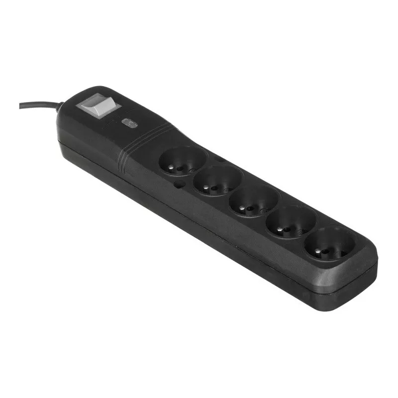 Lestar 5w Lv-530wa, listwa przeciwprzepięciowa, 2,5m, Czarny Lv-530w G-a K. Cz 2,5m