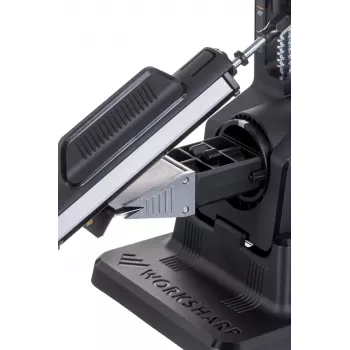 Ostrzałka do noży Work Sharp Precision Adjust 09DX164 z regulowanym kątem, ceramicznym prętem do gładzenia, diamentowymi płytkami, czarna, 243,8×165,1×143,3 mm