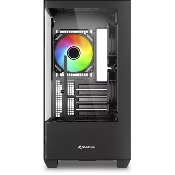 Obudowa PC Sharkoon Elite Shark CM100 Tower Micro-ATX, bez zasilacza, czarna