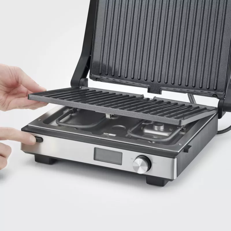 Grill kontaktowy Severin KG 2380 Czarny Srebrny 2000W Stal nierdzewna