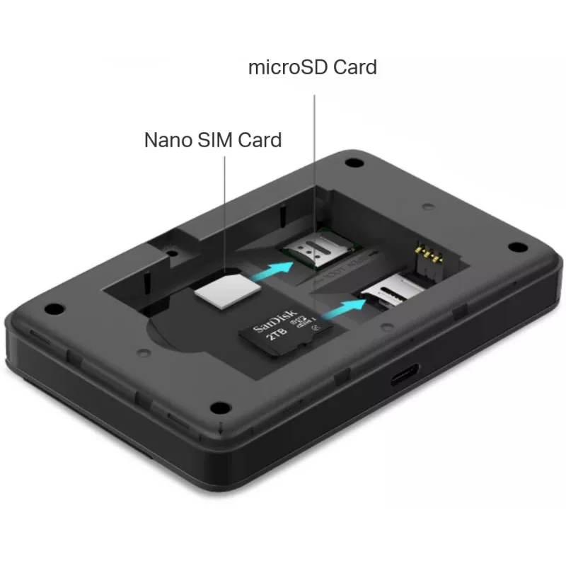 Mobilny router Wi‑Fi 4G LTE TP‑LINK M7352 150Mb/s — przenośny hotspot z gniazdem microSD