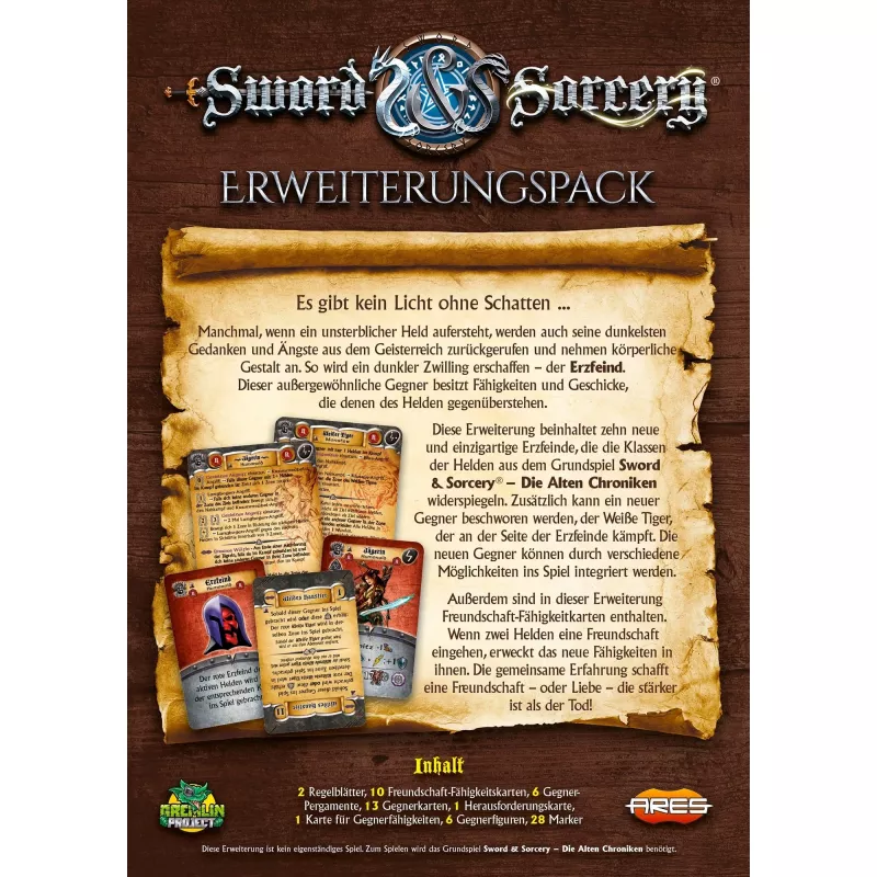 Sword & Sorcery: The Ancient Chronicles - Erzfeinde, rozszerzenie do gry planszowej