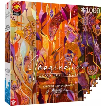 Puzzle Good Loot Imagination - Karolina Matyjaszkowicz: W Ptasim Zagajniku - Tryptyk 1000 szt.