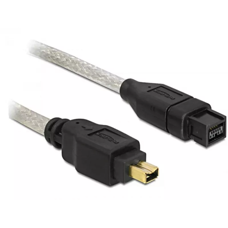 Kabel FireWire A/B DeLOCK 82588 1,0 m szary