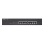 Lancom GS-1208P, niezarządzalny, Gigabit Ethernet (10/100/1000), Power over Ethernet (PoE), montaż w szafie RACK, 1U