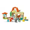 Zestaw konstrukcyjny LEGO DUPLO Opieka nad zwierzętami gospodarskimi 10416 — 74 elementy, 2 minifigurki, wiek 2+