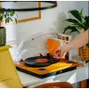Gramofon analogowy z napędem paskowym Adler AD 1914 z portem USB, talerzem ceramicznym, silnikiem prądu stałego, prędkością 33 1/3 obr./min, Bluetooth 5.4, wyjściami RCA, wbudowanymi głośnikami
