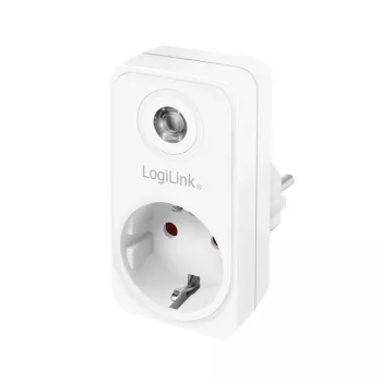 LogiLink PA0263 Ochronnik przeciwprzepięciowy biały 1 gniazdo AC 230V