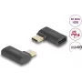 Adapter USB DeLOCK 60245 40 Gb/s USB Type-C PD 3.1 240 W kątowy
