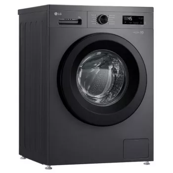 LG Washing machine | F4X1009NMB | Energy efficiency class A | Front loading | Washing capacity 9 kg | 1400 RPM | Depth 55 cm | Width 60 cm | Wyświetlacz | LED | Steam function | Direct