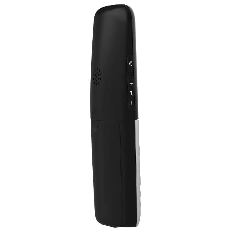 Telefon DECT Panasonic KX-TGU430 bezprzewodowa słuchawka, głośnik, identyfikacja dzwoniącego, wyświetlacz 2,4 cala, książka telefoniczna na 1000 wpisów, szary/czarny
