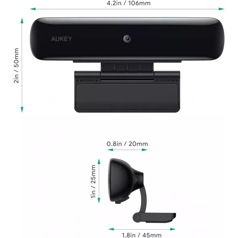 Kamera internetowa PC-W1 USB | Full HD 1920x1080 | 1080p | 30fps
