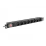 Jednostka dystrybucji zasilania Lanberg PDU-08E-0200-BK