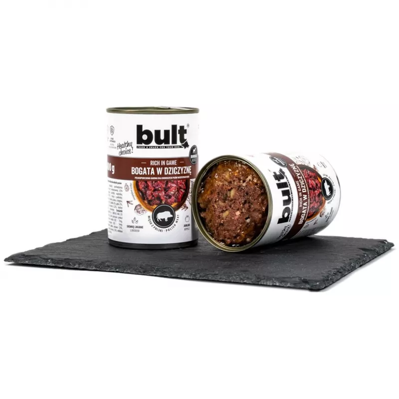 BULT Bogata w dziczyznę - Mokra karma dla psa - 800 g