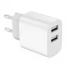 Ładowarka Gembird TA-UC-2A12-01 Wewnętrzna AC 2.4A 2 USB Biała