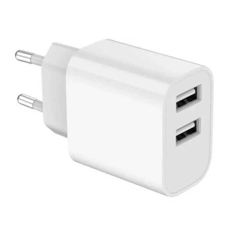 Ładowarka Gembird TA-UC-2A12-01 Wewnętrzna AC 2.4A 2 USB Biała
