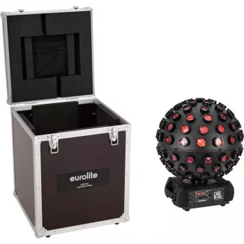 EUROLITE B-40 HCL MK2 Czarny – efekt świetlny LED, kompaktowy reflektor sceniczny/blinder, diody RGB+UV, sterowanie DMX