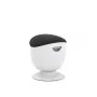 Ergonomic Balance Stool up up Seul D48 — Czarne siedzisko z tkaniny, biała rama
