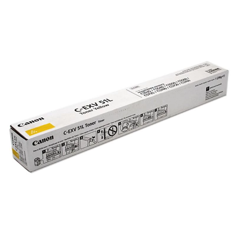 Oryginalny żółty toner Canon C-EXV51