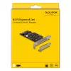 Karta DeLOCK PCI Express x8 do 2 wewnętrznych NVMe M.2 Key M Bifurcation Low Profile