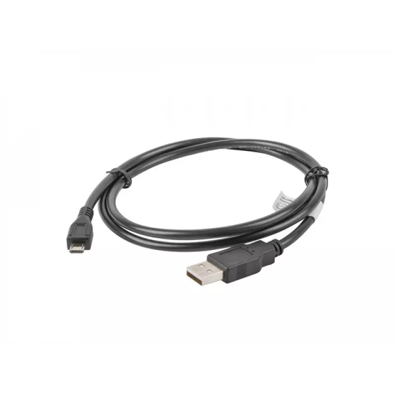 Lanberg CA-USBM-10CC-0010-BK Kabel USB USB 2.0 1 m Micro-USB B USB A Czarny