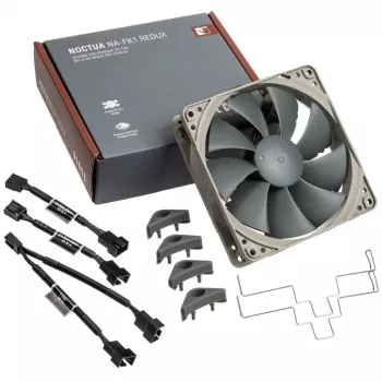 Wentylator Noctua NA-FK1 120 mm — wentylator obudowy PWM 12 V, 1700 obr./min, 120,2 m³/h, 25,1 dB
